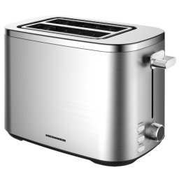 Prajitor de paine Heinner HTP-800SS, 2 felii, decongelare, reincalzire, 7 niveluri, inox