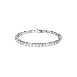 Swarovski Brățară 'Matrix' argintiu / transparent