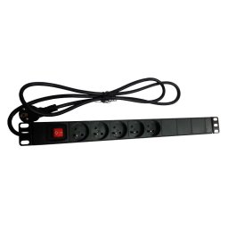 Prelungitor Alantec PZ051U power extension 1.8 m 5 AC outlet(s) Black