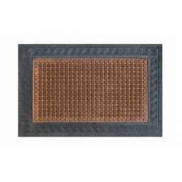 Covoras intrare Cauciucat, Model Atena 833-101, Dimensiunea 40 x 60 cm, Maro