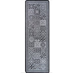 Covor Model Flex 19632-80, Marime 75 x 200 cm, Gri, Inaltime Fir Tesatura plata, Antialergic, Polipropilena, Bucatarie