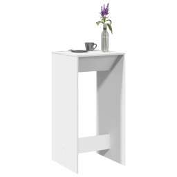 Masa bar, alb, 51x50x103,5 cm, lemn prelucrat GartenMobel Dekor