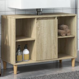Dulap pentru baie, stejar sonoma, 80x33x60 cm, lemn compozit GartenMobel Dekor