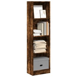 Biblioteca, stejar fumuriu, 40x24x143 cm, lemn prelucrat GartenMobel Dekor
