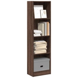 Biblioteca, stejar maro, 40x24x143 cm, lemn prelucrat GartenMobel Dekor