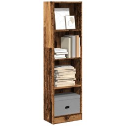 Biblioteca, lemn vechi, 40x24x143 cm, lemn prelucrat GartenMobel Dekor