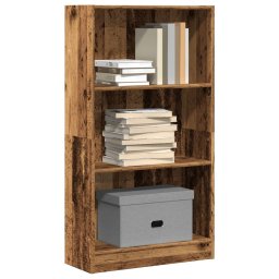 Biblioteca, lemn vechi, 60x24x109 cm, lemn prelucrat GartenMobel Dekor