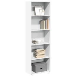 Biblioteca, alb, 60x30x189 cm, lemn prelucrat GartenMobel Dekor