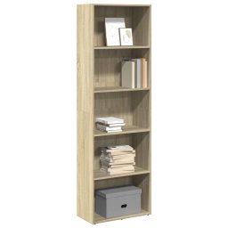 Biblioteca, stejar sonoma, 60x30x189 cm, lemn prelucrat GartenMobel Dekor