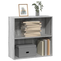 Biblioteca, gri sonoma, 80x30x77 cm, lemn prelucrat GartenMobel Dekor