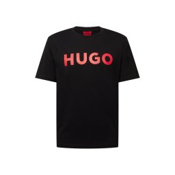 HUGO Tricou 'Dulivio' roșu / negru