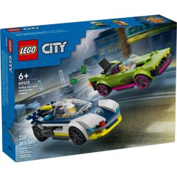 LEGO® City 60415 - Urmarire cu masina de politie si masina puternica