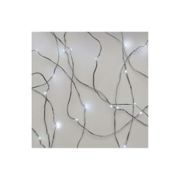 Ghirlandă LED pentru exterior, 40 LED / 9 m, IP44, alb rece