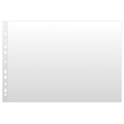 Folie protectie pentru documente A3 landscape, 120 microni, 25 folii/set, Donau - transparent