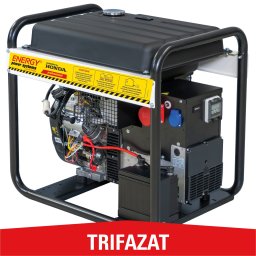 Generator de curent benzina ENERGY 13000 TVE trifazat AVR 10 kW pornire electrica