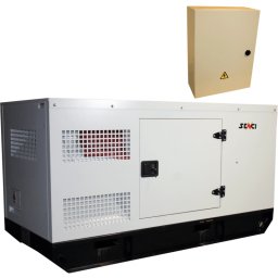 Generator de curent diesel SENCI SCDE125i-YCS trifazat AVR 100 kW insonorizat ATS inclus