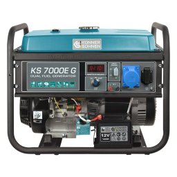 Generator de curent benzina/gaz Konner & Sohnen KS 7000E G monofazat AVR 5,5 kW pornire electrica
