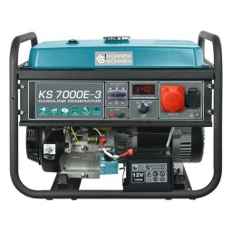 Generator de curent benzina Konner & Sohnen KS 7000E-3 trifazat AVR 5,5 kW pornire electrica