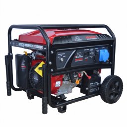 Generator de curent benzina BISONTE SK5000E monofazat AVR 4,8 kW pornire electrica