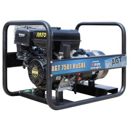 Generator de curent benzina AGT 7501 RaSBe monofazat 6,4 kW pornire electrica