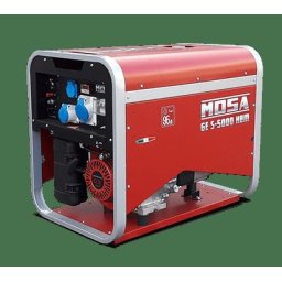 Generator de curent benzina MOSA GE S-5000 HBM monofazat AVR 4,4 kW pornire electrica