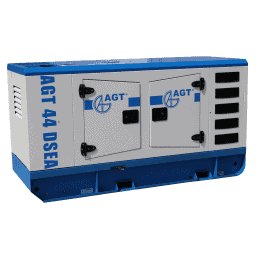 Generator de curent diesel AGT 44 DSEA trifazat AVR 35,2 kW pornire electrica ATS inclus