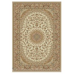 Covor Model Lotos 1555-110, Marime 80 x 200 cm, Bej, Crem, Inaltime Fir 8 mm, Antialergic, Polipropilena, Living, Dormitor, Sufragerie, Birou