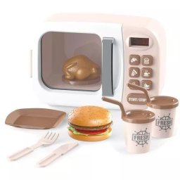 Luna: cuptor cu microunde de jucărie - crem