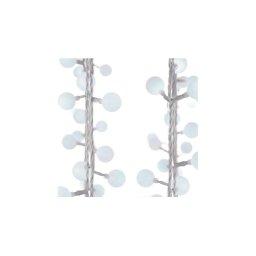 Ghirlandă LED pentru exterior, 40 LED, 9 m, IP44, alb rece