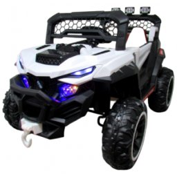 Masinuta electrica cu telecomanda 4 x 4 buggy x9 r-sport - alb