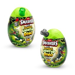 Smashers - mega ou surpriza cu peste 26 accesorii, dino jurassic light-up