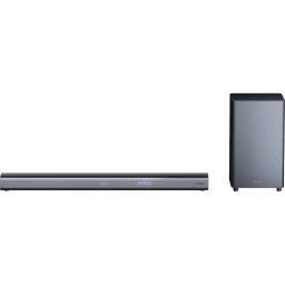 Soundbar Sharp HT-SBW460, 3.1, Dolby Atmos, 440W, Virtual Surround Sound, Subwoofer wireless, Bluetooth, Negru
