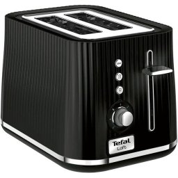 Prajitor de paine Tefal Toaster Loft TT761838, 850W, 7 trepte prajire, 2 felii, Negru