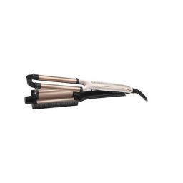 Placa ajustabila de ondulat si creponat parul Remington PROluxe CI91AW, 4 stiluri, OPTIheat, Alb/Bej
