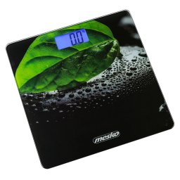 Cantar de baie digital Mesko, Sticla temperata, Masurare mare 150 kg - 100 g, Oprire automata, Utilizare usoara, Multicolor