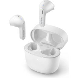 Casti audio in ear Philips TAT2236WT/00, True Wirelles, Bluetooth, autonomie 18 ore, Alb