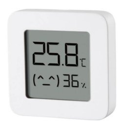 Senzor de temperatura si umiditate Mi 2, cu afisaj digital, Bluetooth, Smart Home, Alb