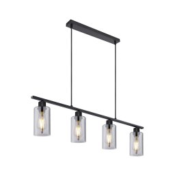 Lustră pe cablu HADERA 4xE27/60W/230V Globo 15465-4H