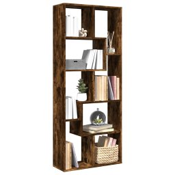 Biblioteca/separator camera stejar fumuriu 67x25x161,5 cm lemn GartenMobel Dekor