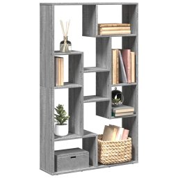 Biblioteca, gri sonoma, 72x20x120 cm, lemn prelucrat GartenMobel Dekor