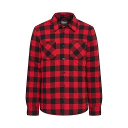Urban Classics Cămașă roșu deschis / negru
