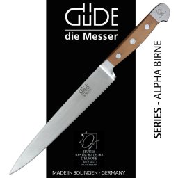 Güde Alpha ham knife 21 cm Pear Wood