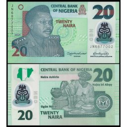 Nigeria 2024 - 20 naira, necirculata - polimer