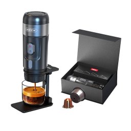 Espressor Portable 3-in-1 coffee maker with 15 bar pressure with adapter and case 80W HiBREW H4-premium NEW