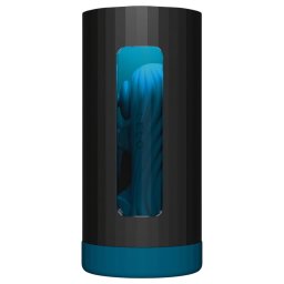 LELO F1s V3 XL - masturbator masculin interactiv - silicon negru-albastru