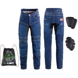 Pantaloni moto barbati jeans W-Tec Biterillo