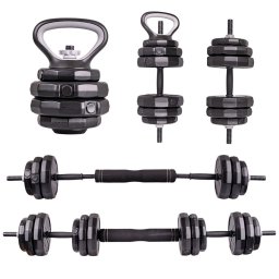 Set haltera si gantere reglabile inSPORTline ON-X 40 Kg