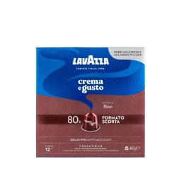 Capsule cafea Lavazza Crema e Gusto Ricco compatibile Nespresso 80 buc