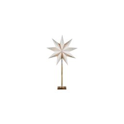 Decorațiune de Crăciun SOLVALAA 1xE14/25W/230V alb/lemn Markslöjd 706042