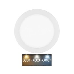 Corp de iluminat LED încastrat Ecolite LED-WSL-CCT/25W/BI LADA LED/25W/230V IP44 alb